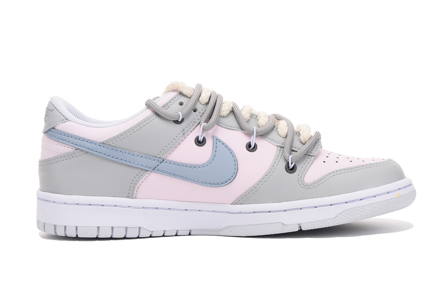 Order [Kasut Custom] Nike Dunk Low 'Smiley Grey' FD1232-002(Team拾伍-女款灰笑脸)