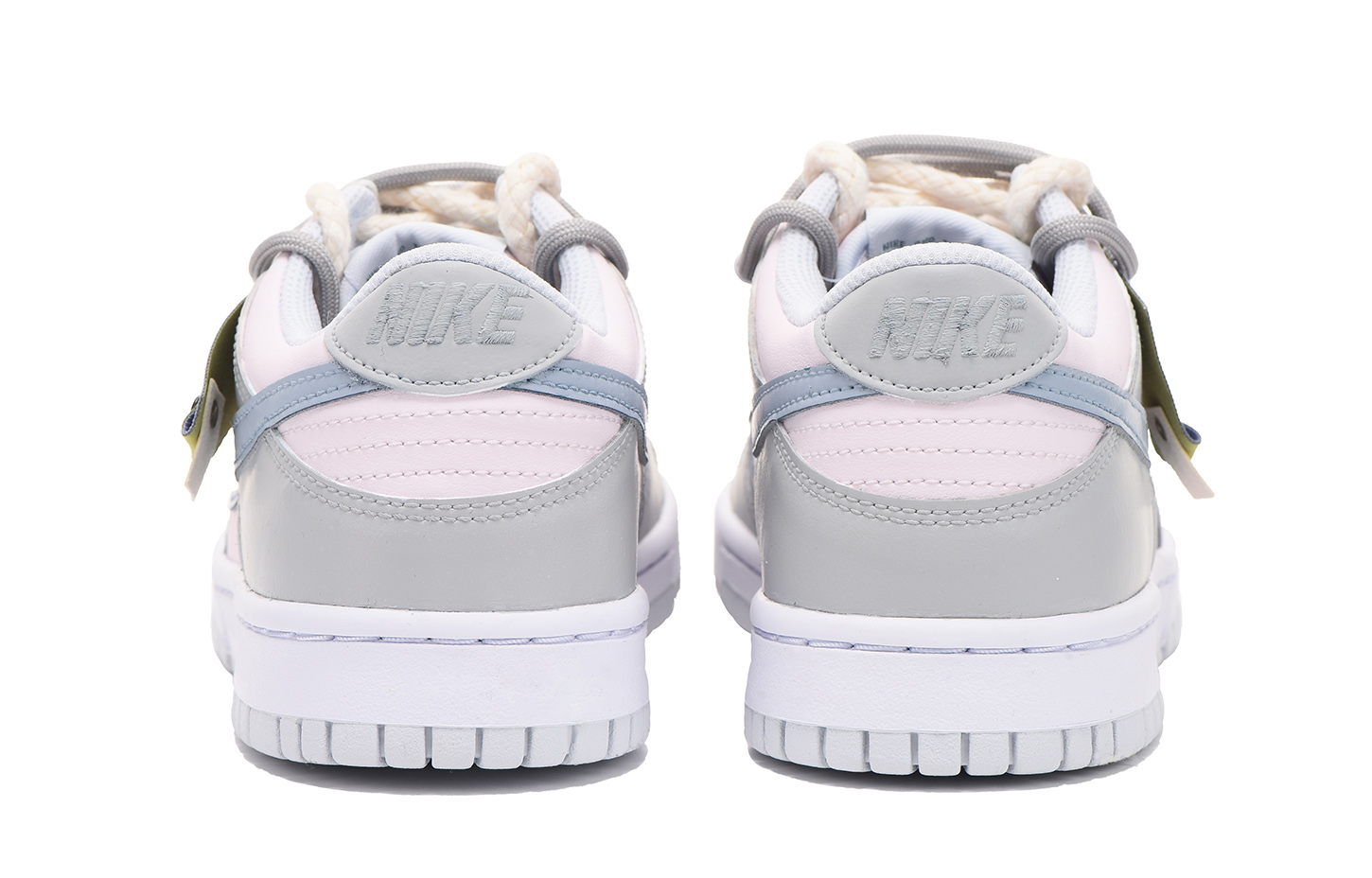 Shop [Kasut Custom] Nike Dunk Low 'Smiley Grey' FD1232-002(Team拾伍-女款灰笑脸)
