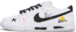Buy 【訂製球鞋】 Nike Dunk Low 禮盒 笑臉 潑墨 高街 低筒 板鞋 GS 黑白