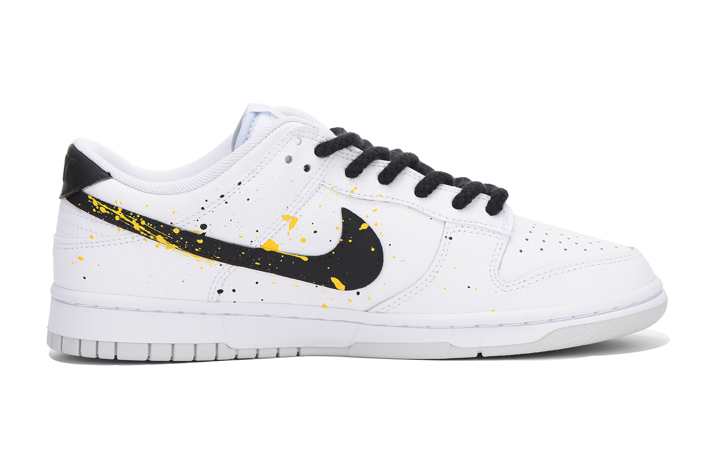 Order 【訂製球鞋】 Nike Dunk Low 禮盒 笑臉 潑墨 高街 低筒 板鞋 GS 黑白