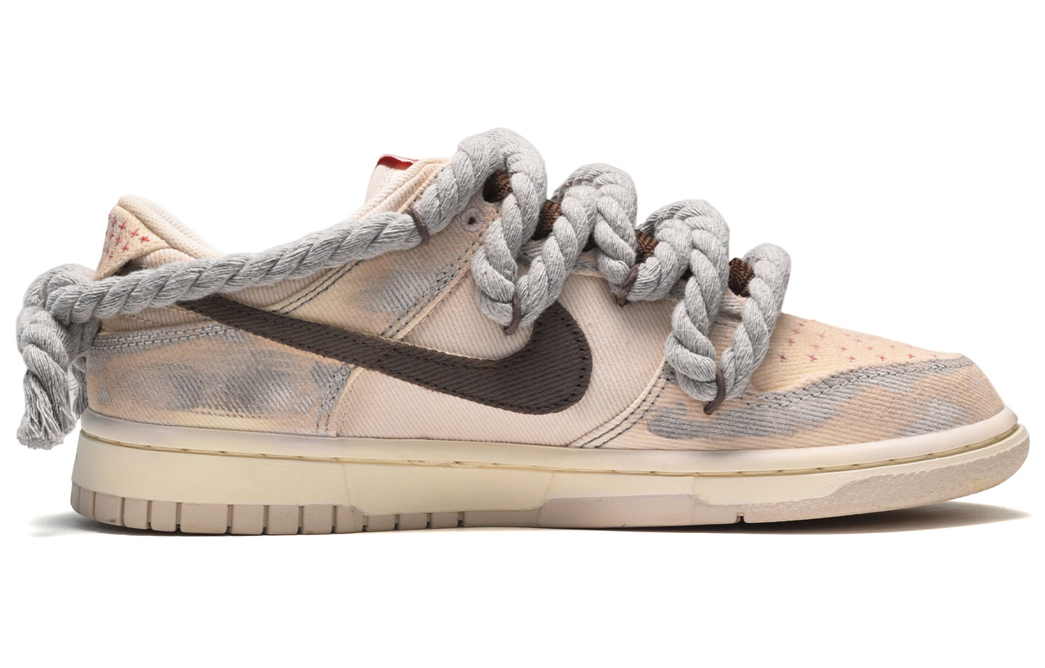 [Custom Shoes] Nike Dunk Low 'Smiley Paisley Brown-Yellow' 圖 2