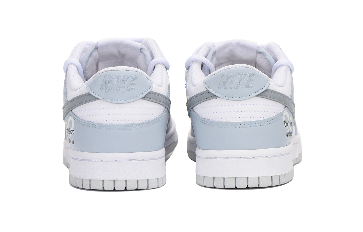 Shop 【客製化球鞋】 Nike Dunk Low 字母 解構 高街 防滑耐磨 低筒 滑板鞋 男款 霾藍