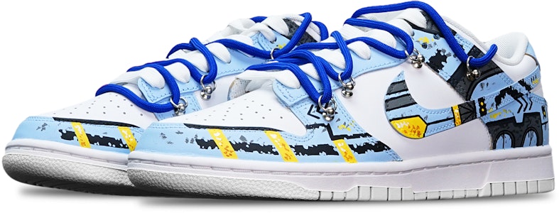 나이키 덩크 로우 '스모키 블루 건담' (커스텀) DH9765-100(TeamT-战损3雾霾蓝S-BOX) Lookbook 나이키 덩크 로우 '스모키 블루 건담' (커스텀) DH9765-100(TeamT-战损3雾霾蓝S-BOX)