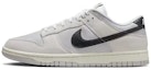 Details for 【訂製球鞋】 Nike Dunk Low 帆布 煙燻咖啡 拼色 塗鴉 復古 龐克 做舊 低幫 板鞋 男款 灰棕色