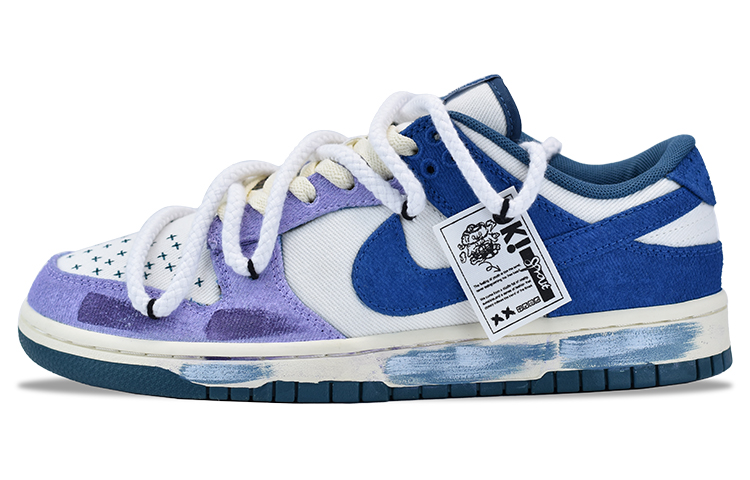 Buy [Kasut Custom] Nike Dunk Low 'Smurf Hip-Hop' DV0834-101-486756