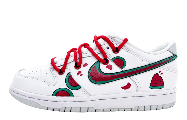 Order [Zapatillas Personalizadas] Nike Dunk Low 'Caracol Sandía Graffiti' DH9765-102（Team185-西瓜）