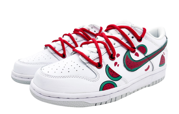 Shop [Zapatillas Personalizadas] Nike Dunk Low 'Caracol Sandía Graffiti' DH9765-102（Team185-西瓜）