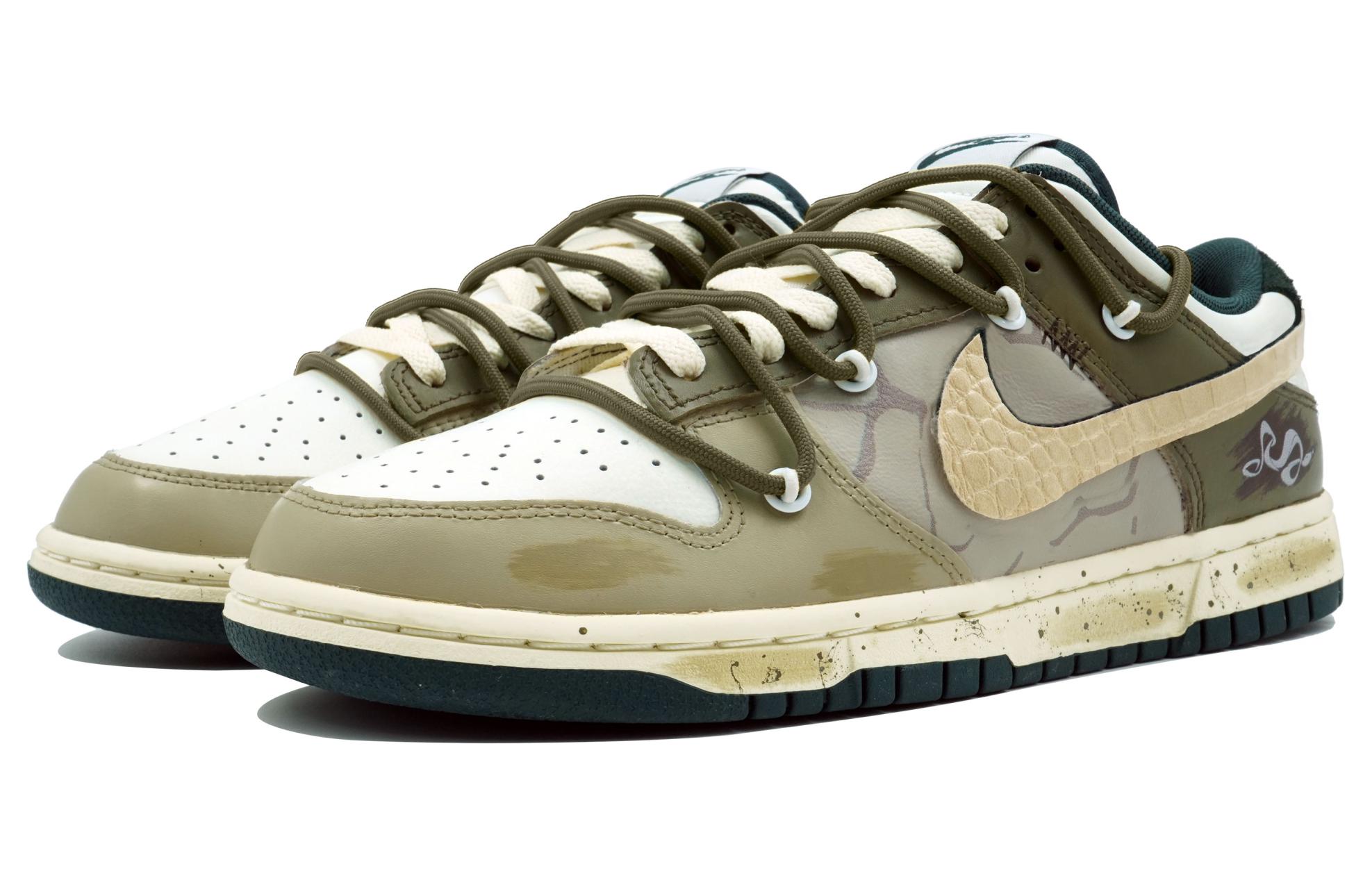 Shop 나이키 덩크 로우 '뱀 그림자 용의 해' (커스텀) FQ8080-133(Team113-蛇影迷踪)