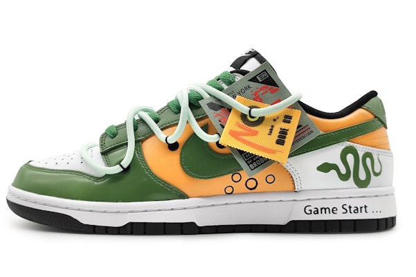 Zapatillas Nike Dunk Low 'Serpiente Graffiti Blanco-Verde' CW1590-100(Team16-女款贪吃蛇绿) Buy Zapatillas Nike Dunk Low 'Serpiente Graffiti Blanco-Verde' CW1590-100(Team16-女款贪吃蛇绿)