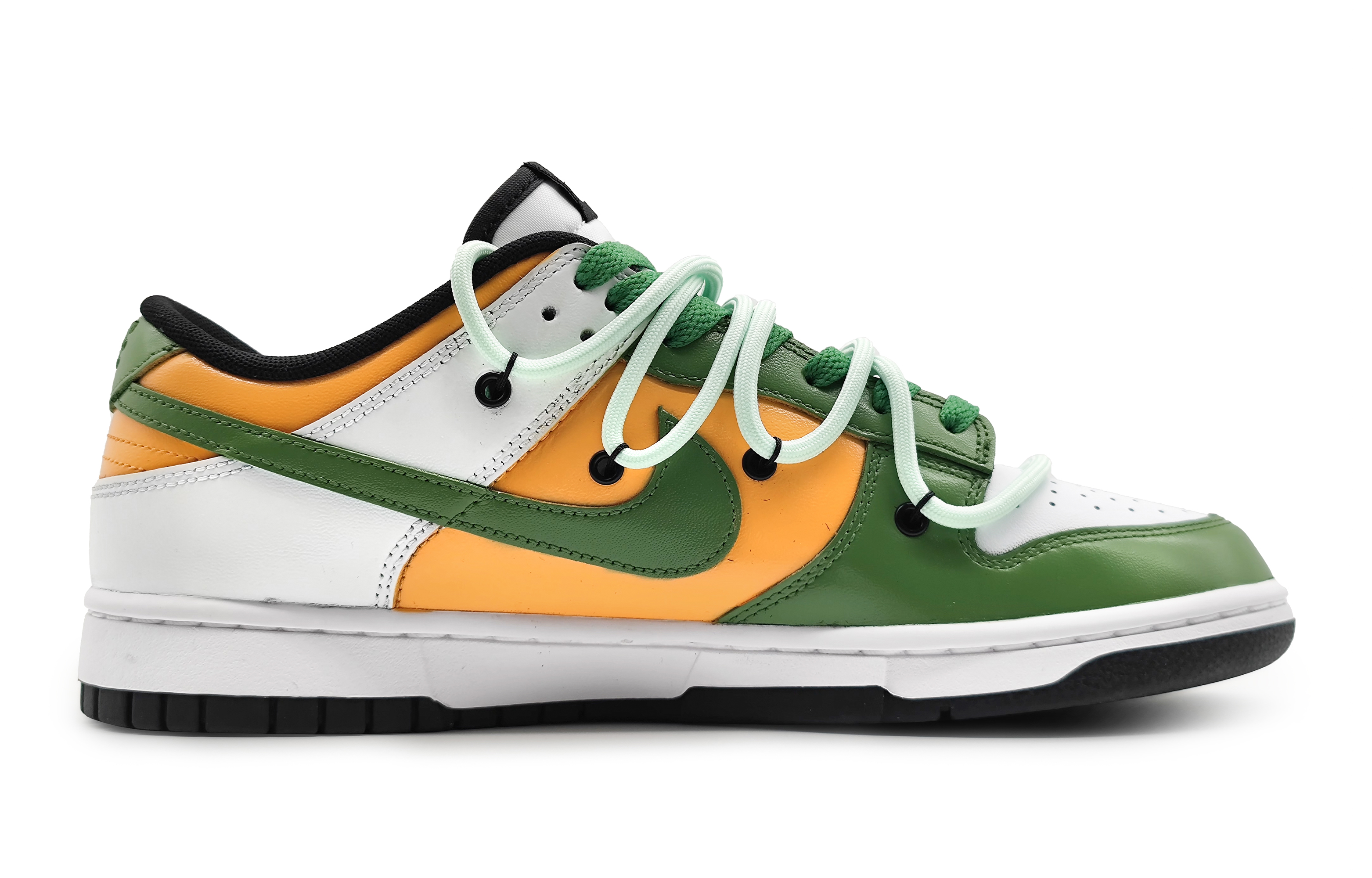 Order Zapatillas Nike Dunk Low 'Serpiente Graffiti Blanco-Verde' CW1590-100(Team16-女款贪吃蛇绿)