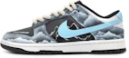 Buy 【訂製球鞋】Nike Dunk Low 南極冰川 保護環境 絹絹雪山 雪落飛花 環保主題鞋 低筒 板鞋 GS 黑藍