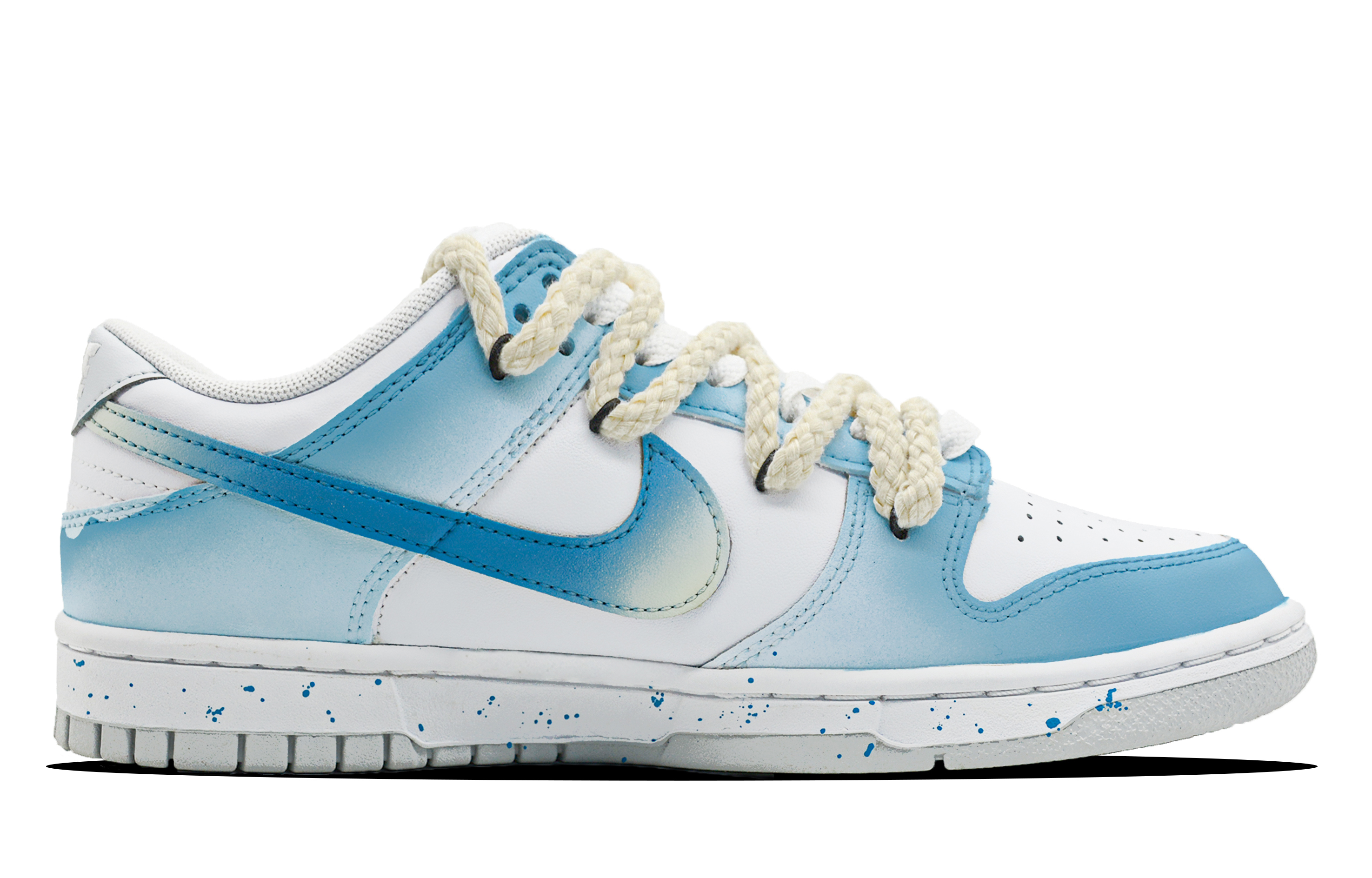 Order [Kasut Custom] Nike Dunk Low 'Salji Galaksi' DV0831-101(Team28-男款雪落星河)