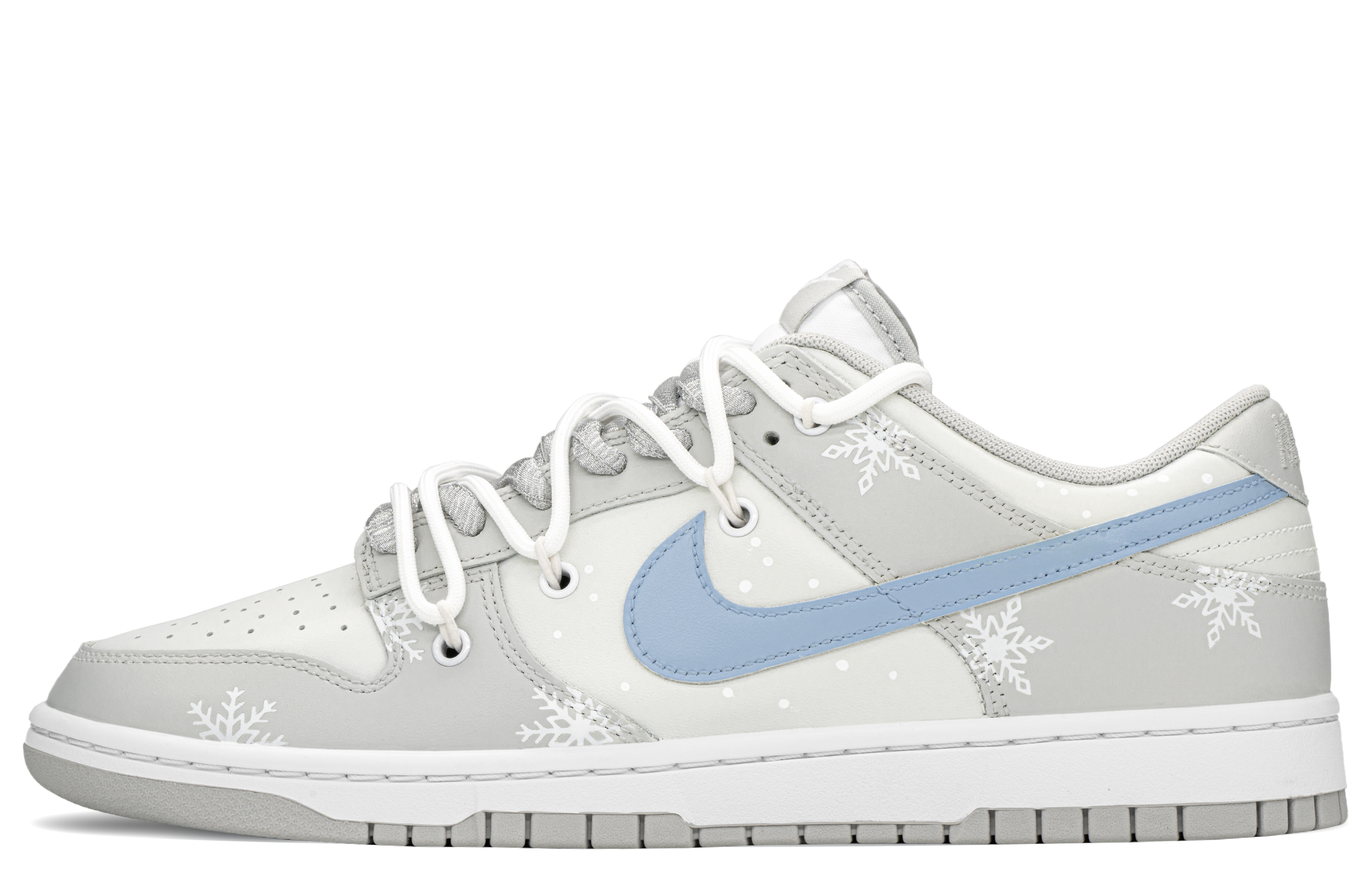 Buy 나이키 덩크 로우 '스노우플레이크 크리스마스' (커스텀) DD1391-103(TeamA-雪花)