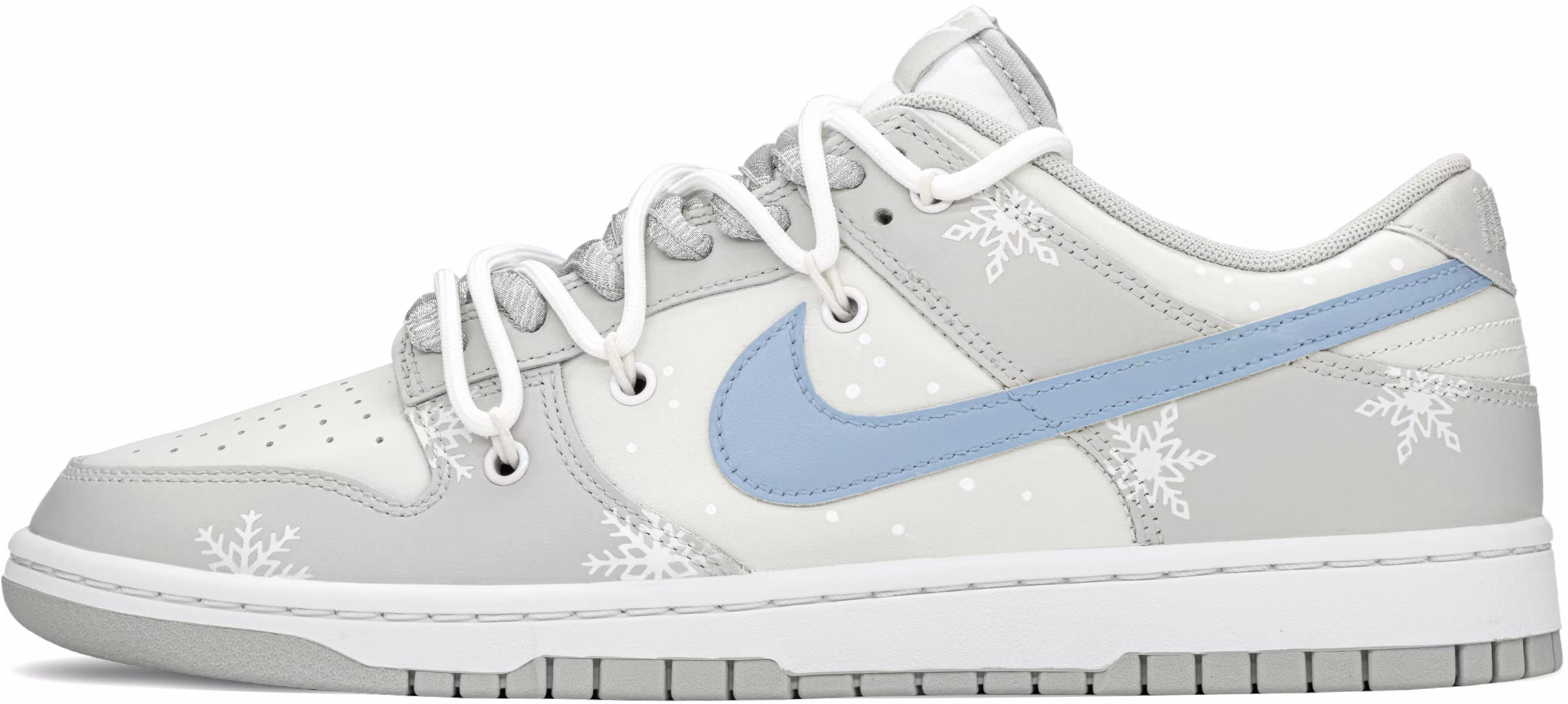 custom-shoes-nike-dunk-low-snowflake-christmas-blue-grey-white