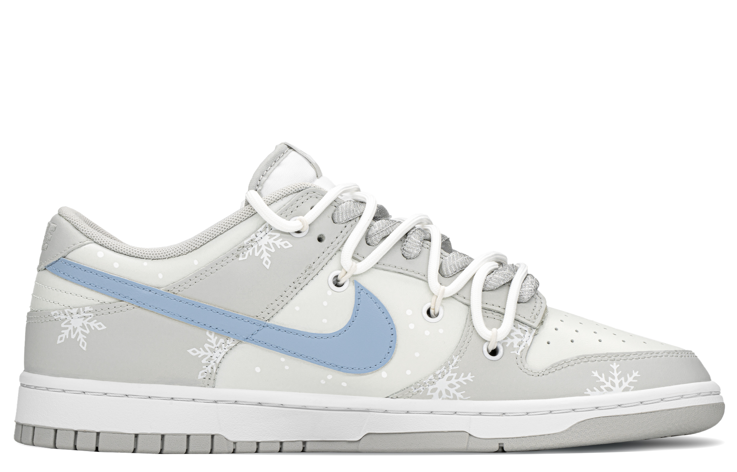 Lookbook 나이키 덩크 로우 '스노우플레이크 크리스마스' (커스텀) DD1391-103(TeamA-雪花)