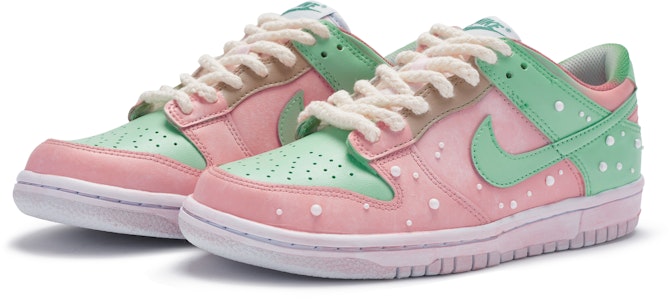 ナイキ ダンク ロー『ソフトピンク グリーンドリーム パール』カスタムシューズ FD1232-002(TeamR-女款梦幻珍珠) Lookbook ナイキ ダンク ロー『ソフトピンク グリーンドリーム パール』カスタムシューズ FD1232-002(TeamR-女款梦幻珍珠)