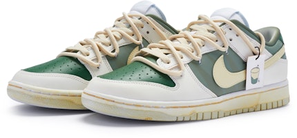 【定制球鞋】Nike Dunk Low 811製造 豆乳抹茶 清爽簡約 夏日飲品 手繪噴繪 防滑耐磨 低幫 白綠色 GS Lookbook 【定制球鞋】Nike Dunk Low 811製造 豆乳抹茶 清爽簡約 夏日飲品 手繪噴繪 防滑耐磨 低幫 白綠色 GS