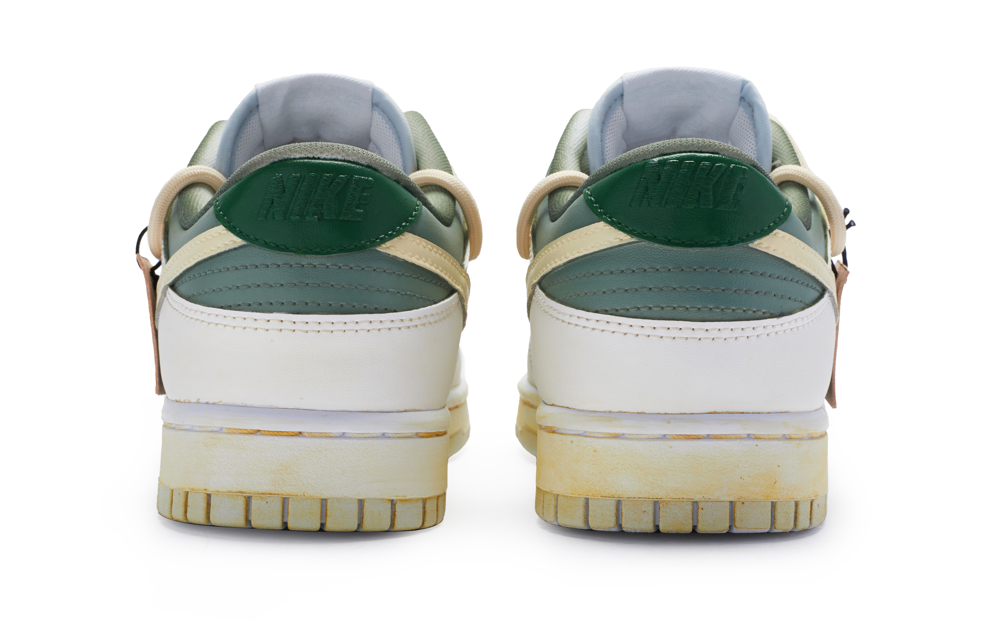 Purchase [Kasut Custom] Nike Dunk Low 'Soy Milk Matcha' DH9765-102(Team80-女款豆乳抹茶白绿黄)
