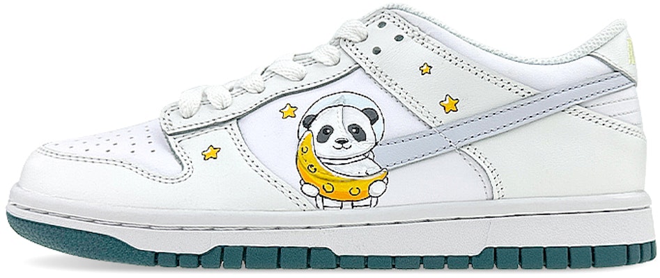 【定制球鞋】 Nike Dunk Low 滑板文化 宇航員 外太空 星星 低幫 板鞋 GS 白黃 Buy 【定制球鞋】 Nike Dunk Low 滑板文化 宇航員 外太空 星星 低幫 板鞋 GS 白黃