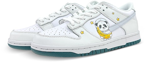 【定制球鞋】 Nike Dunk Low 滑板文化 宇航員 外太空 星星 低幫 板鞋 GS 白黃 Lookbook 【定制球鞋】 Nike Dunk Low 滑板文化 宇航員 外太空 星星 低幫 板鞋 GS 白黃