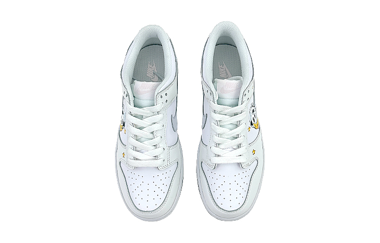 Shop 【定制球鞋】 Nike Dunk Low 滑板文化 宇航員 外太空 星星 低幫 板鞋 GS 白黃