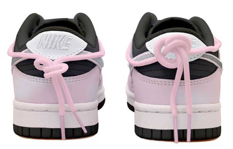 Shop [Shoes Custom] Nike Dunk Low 'Space Bubble Distressed Hitam-Pink' CW1590-100(Team拾玖-黑粉气泡S-BOX）
