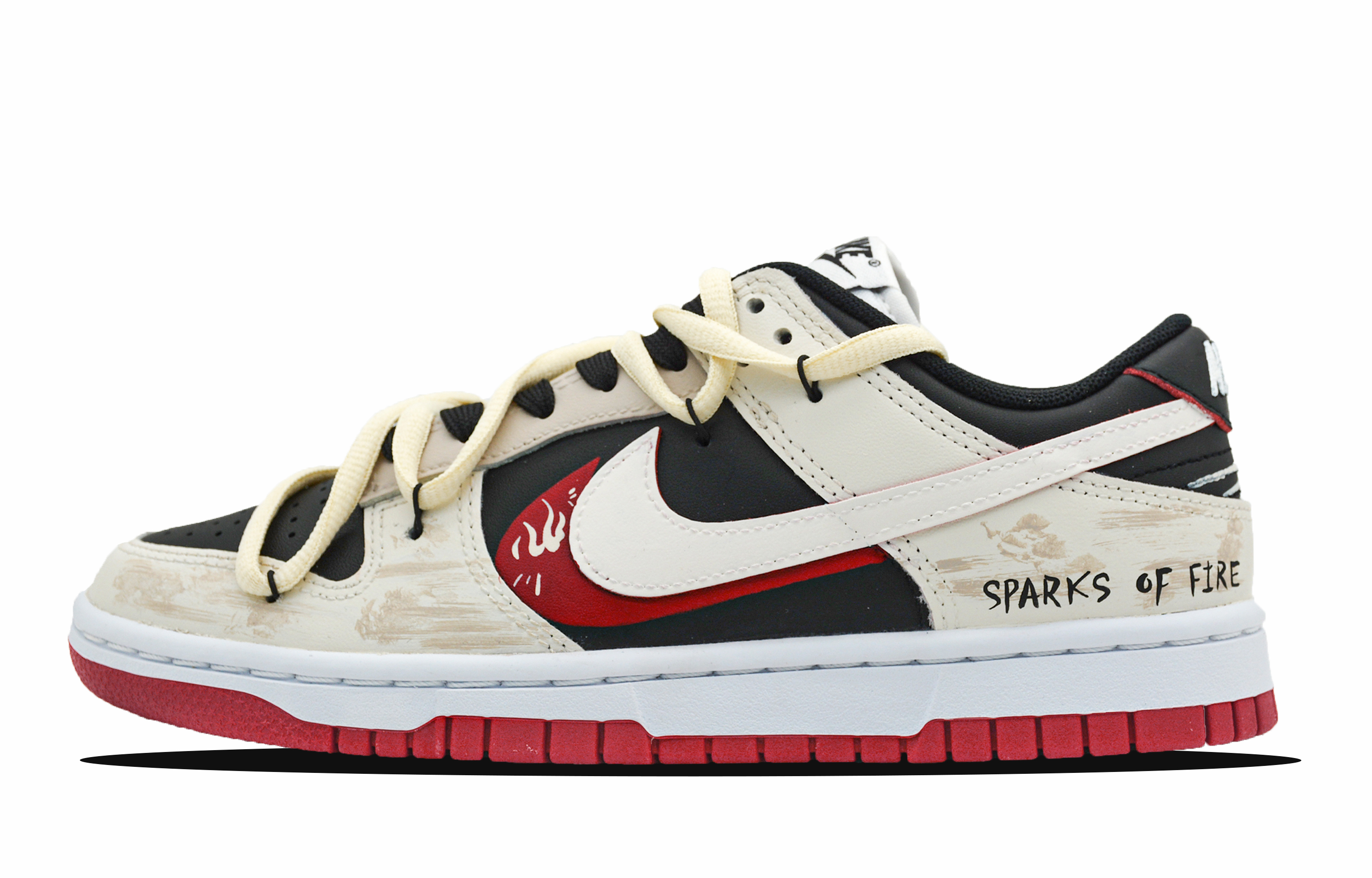 Buy [定制鞋] 耐克Dunk Low '火花点燃' FD9762-061(Team28-男女款星火燎原)