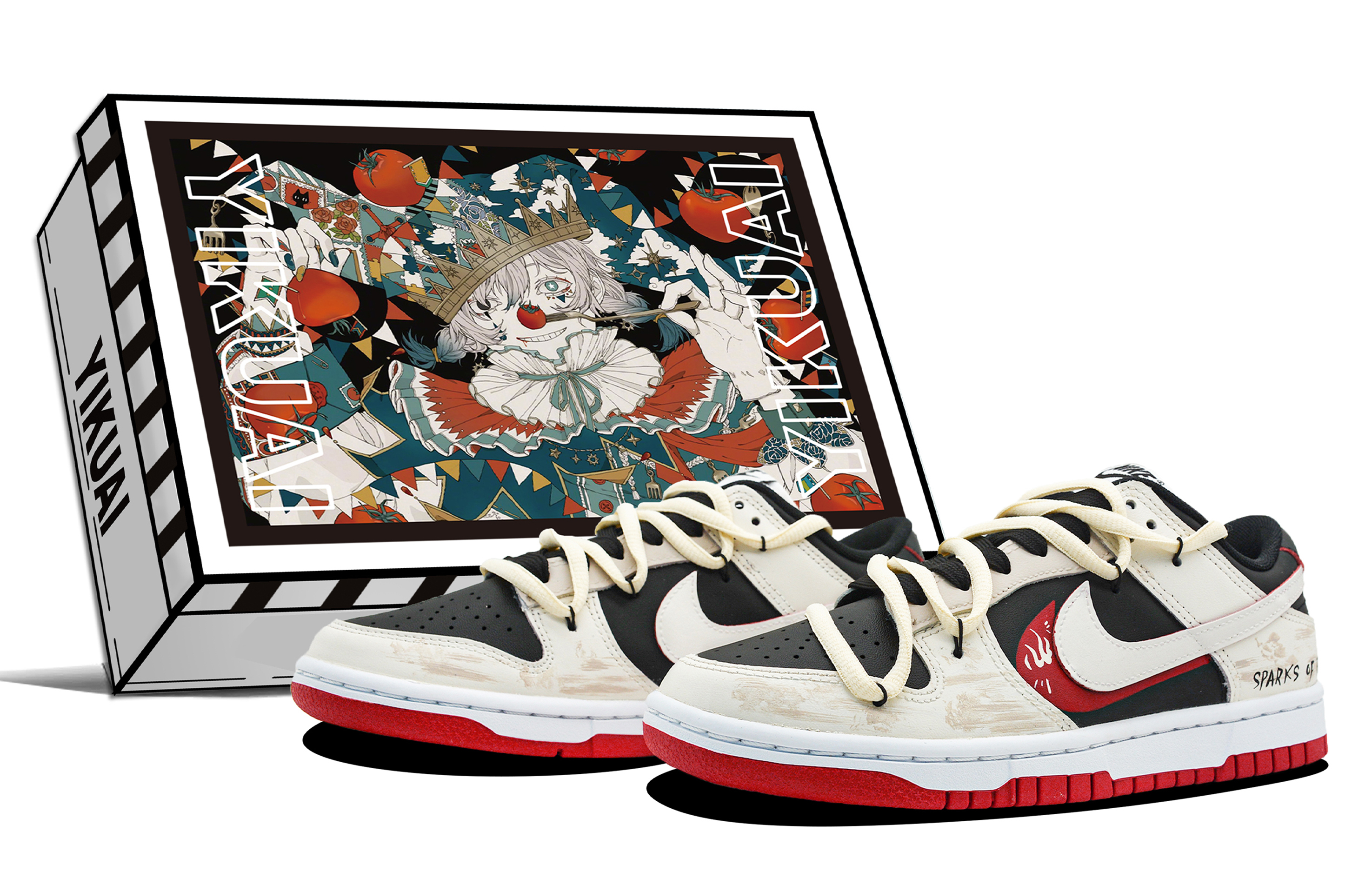 Buy 【定制鞋款】耐克Dunk Low“火花点燃” FD9762-061-466478