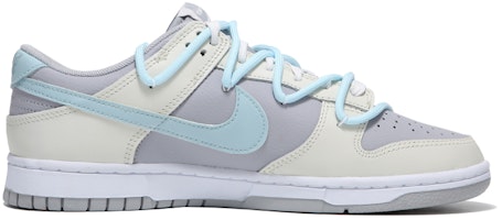 【客製化球鞋】 Nike Dunk Low 電競 科幻遊戲 潑墨 解構綁帶 復古 低筒 板鞋 男款 米虎藍 Order 【客製化球鞋】 Nike Dunk Low 電競 科幻遊戲 潑墨 解構綁帶 復古 低筒 板鞋 男款 米虎藍