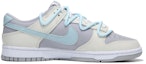 Order 【客製化球鞋】 Nike Dunk Low 電競 科幻遊戲 潑墨 解構綁帶 復古 低筒 板鞋 男款 米虎藍