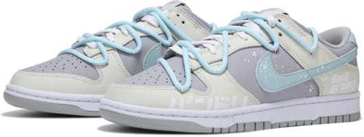 【客製化球鞋】 Nike Dunk Low 電競 科幻遊戲 潑墨 解構綁帶 復古 低筒 板鞋 男款 米虎藍 Shop 【客製化球鞋】 Nike Dunk Low 電競 科幻遊戲 潑墨 解構綁帶 復古 低筒 板鞋 男款 米虎藍