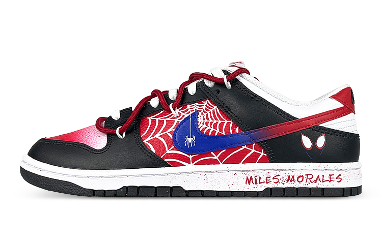 Buy Zapatillas Nike Dunk Low 'Spider-Gradiente Deconstruido Negro Rojo' FB3354-001(Team116-男蜘蛛侠解)