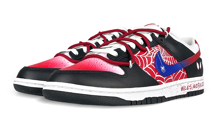 Lookbook Zapatillas Nike Dunk Low 'Spider-Gradiente Deconstruido Negro Rojo' FB3354-001(Team116-男蜘蛛侠解)
