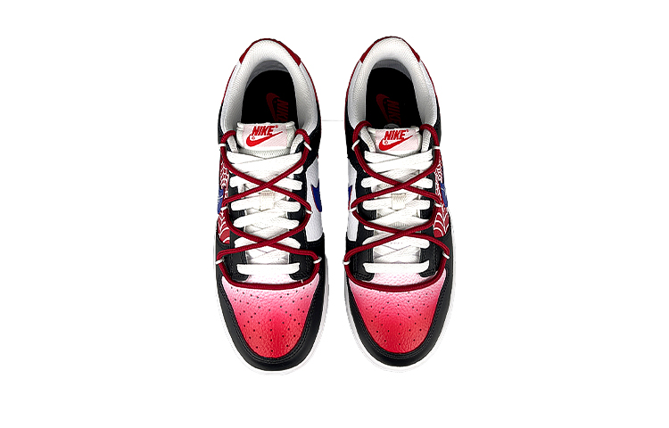 Shop Zapatillas Nike Dunk Low 'Spider-Gradiente Deconstruido Negro Rojo' FB3354-001(Team116-男蜘蛛侠解)