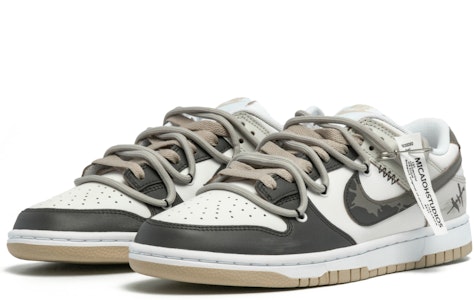 【訂製球鞋】Nike Dunk Low 潑墨 裂痕 塗鴉 布貼 復古舒適百搭 防滑耐磨 低幫 板鞋 男款 黑白 Lookbook 【訂製球鞋】Nike Dunk Low 潑墨 裂痕 塗鴉 布貼 復古舒適百搭 防滑耐磨 低幫 板鞋 男款 黑白