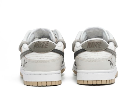 【訂製球鞋】Nike Dunk Low 潑墨 裂痕 塗鴉 布貼 復古舒適百搭 防滑耐磨 低幫 板鞋 男款 黑白 Shop 【訂製球鞋】Nike Dunk Low 潑墨 裂痕 塗鴉 布貼 復古舒適百搭 防滑耐磨 低幫 板鞋 男款 黑白