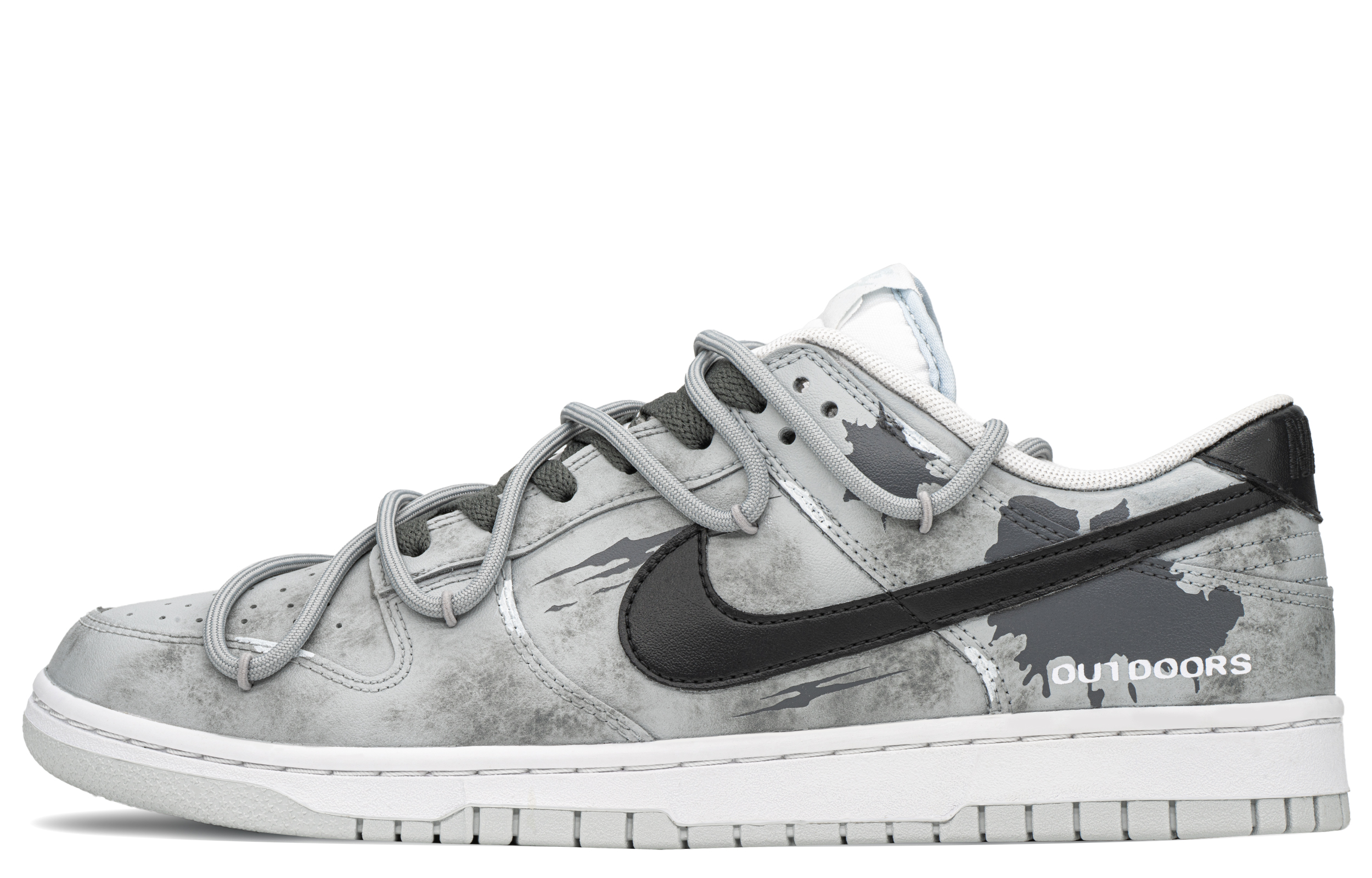 Buy ナイキ ダンク ロー "落書き青灰" (カスタム) DV0831-101-466458