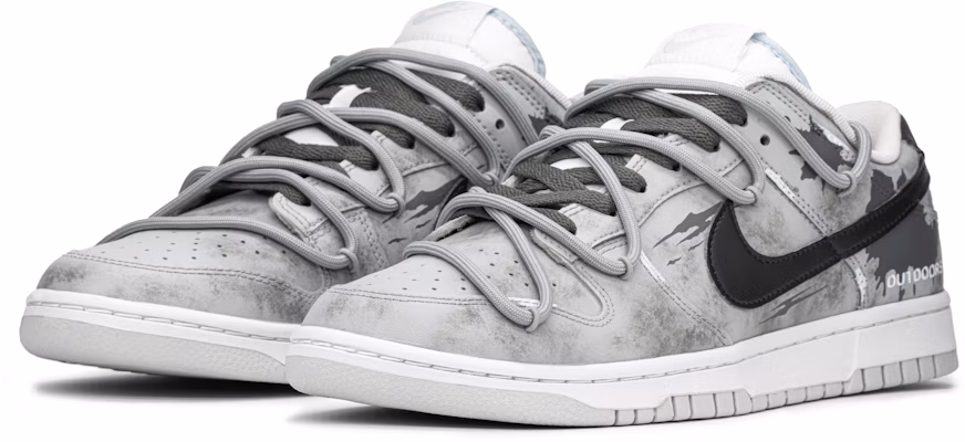 나이키 덩크 로우 '스플래터 그라피티 블루 그레이' (커스텀) DV0831-101-466458 Lookbook 나이키 덩크 로우 '스플래터 그라피티 블루 그레이' (커스텀) DV0831-101-466458