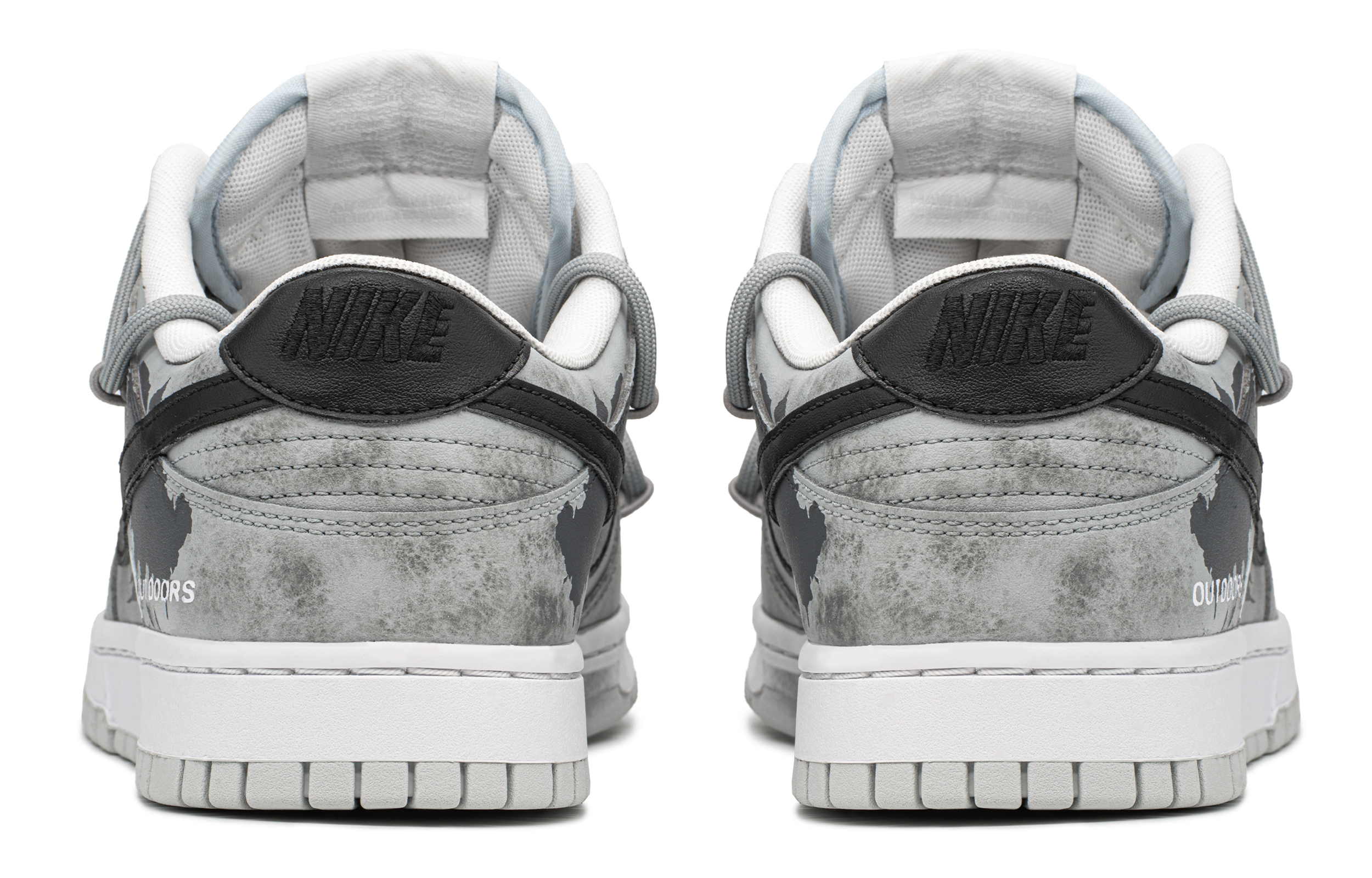 Shop ナイキ ダンク ロー "落書き青灰" (カスタム) DV0831-101-466458