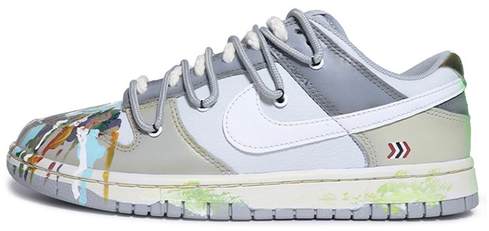custom-shoes-nike-dunk-low-splatter-grey-white