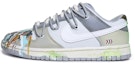 Buy 【定制球鞋】Nike Dunk Low 定制 做舊潑墨 高街 星溯未來 低幫 板鞋 GS 灰白