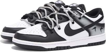 Zapatillas Nike Dunk Low 'Manchas Golondrina Negro Blanco Gris' CW1590-100(Team拾伍-女款黑灰燕子) Lookbook Zapatillas Nike Dunk Low 'Manchas Golondrina Negro Blanco Gris' CW1590-100(Team拾伍-女款黑灰燕子)