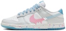 Buy 【訂製球鞋】 Nike Dunk Low 流體潑墨 潮流風尚 塗鴉藝術 多巴胺穿搭 防滑 低幫 板鞋 男女同款 白藍粉