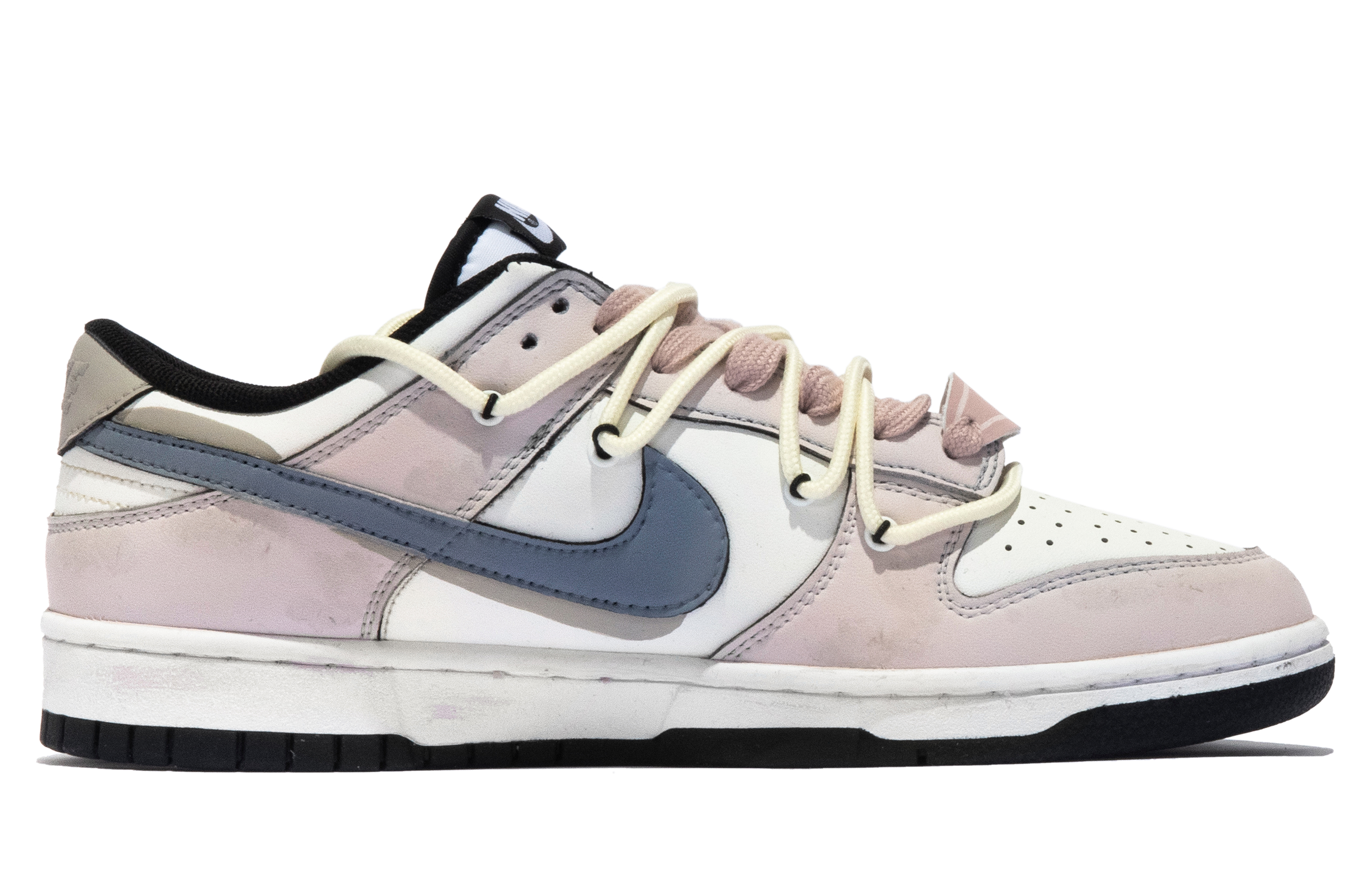 Order [Zapatillas Personalizadas] Nike Dunk Low 'Primavera Azul-Rosa-Blanco' CW1590-100(TeamM-女款春日可期S-BOX)