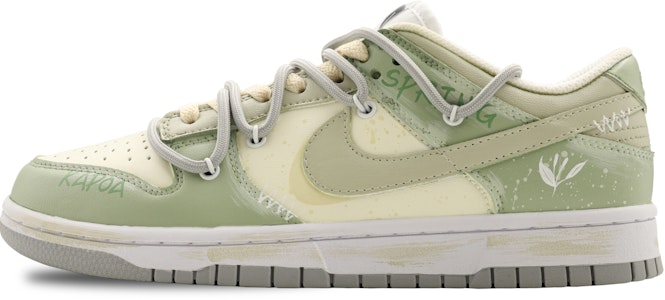 Zapatillas Nike Dunk Low 'Spring Cottonwood Green Graffiti' Personalizadas DV0831-101(Team31-男款木棉春意) Buy Zapatillas Nike Dunk Low 'Spring Cottonwood Green Graffiti' Personalizadas DV0831-101(Team31-男款木棉春意)