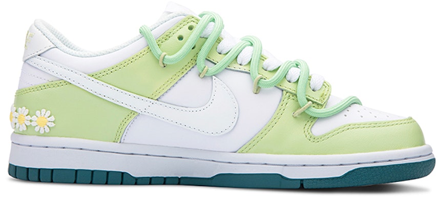 【定制鞋】耐克Dunk Low '春季雏菊白-绿'篮球鞋 FD9911-101(TeamF-春日小雏菊) Order 【定制鞋】耐克Dunk Low '春季雏菊白-绿'篮球鞋 FD9911-101(TeamF-春日小雏菊)