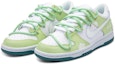 Lookbook 【定制鞋】耐克Dunk Low '春季雏菊白-绿'篮球鞋 FD9911-101(TeamF-春日小雏菊)