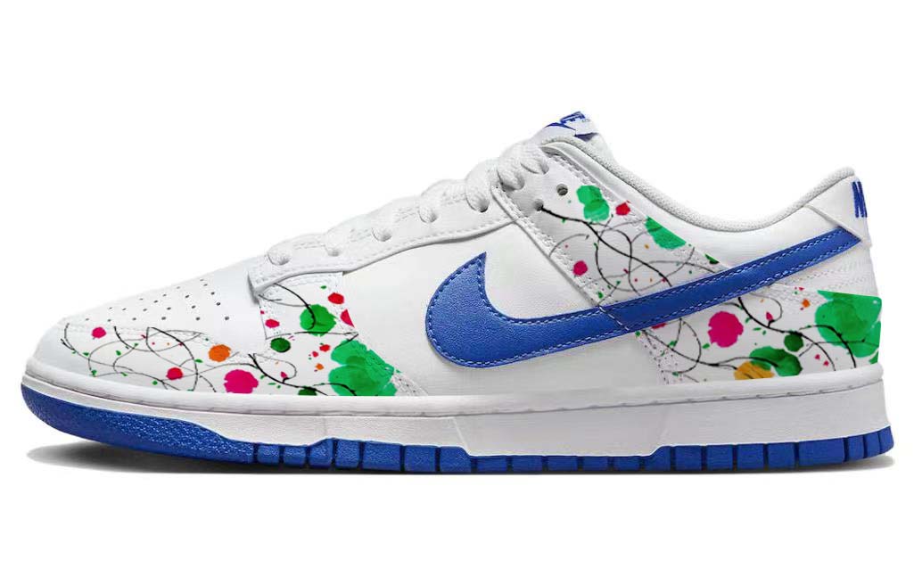 Buy [Sepatu Kustom] Nike Dunk Low 'Hijau Musim Semi-Merah dan Biru' DV0831-104(Team181-花红草绿)