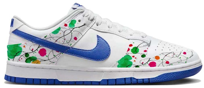 【訂製球鞋】Nike Dunk 春草鳴燕 桃紅柳綠 防滑耐磨 低筒 板鞋 男款 藍白 Lookbook 【訂製球鞋】Nike Dunk 春草鳴燕 桃紅柳綠 防滑耐磨 低筒 板鞋 男款 藍白