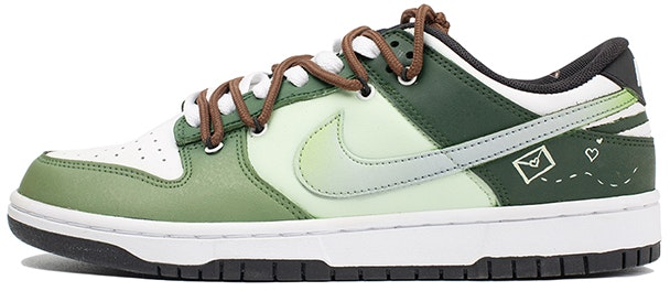 custom-shoes-nike-dunk-low-spring-letter-green-dd-1391-100-465889
